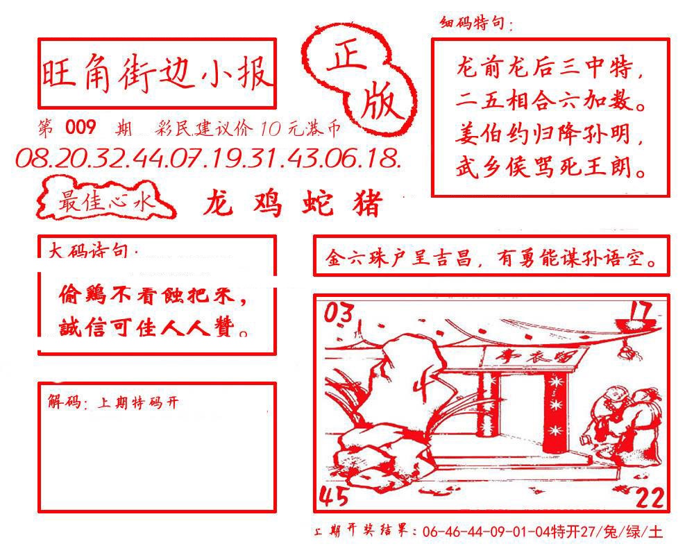 009期旺角街边小报[图]